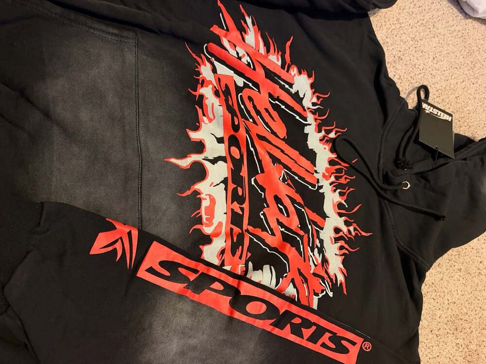 Hellstar Sports Future Flame Black Hoodie
